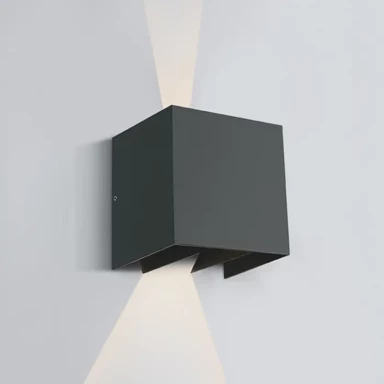 Zidna svjetiljka, LED, 2x3W, 2x210 lm, 230V, IP54, DM67340A/AN/W, antracit