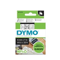 DYMO Traka D1 43613, 6 mm x 7 m, bijela