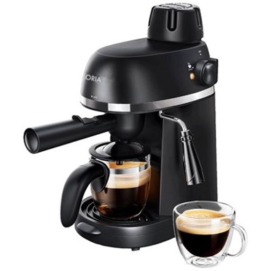 FLORIA Aparat za kavu ZLN9358, 800 W, 3,5 bara, crni