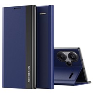 Preklopna maskica za Xiaomi Redmi Note 13 Pro+, bočna magnetska, tamnoplava