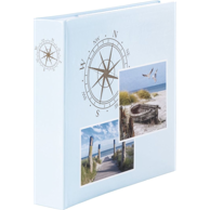 HAMA Fotoalbum Compass, 200 listova, 10 x 15 cm, plavi, smeđi i zeleni
