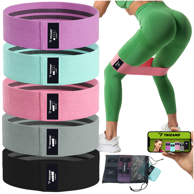 Set elastičnih traka za vježbanje – 5 kom. (5-35 kg) + plan treninga