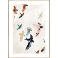MALERIFABRIKKEN Slika 30x40 cm Abstract Birds 