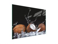 TMK Staklena zaštita za štednjak ili ploču za kuhanje 30x22, kokos