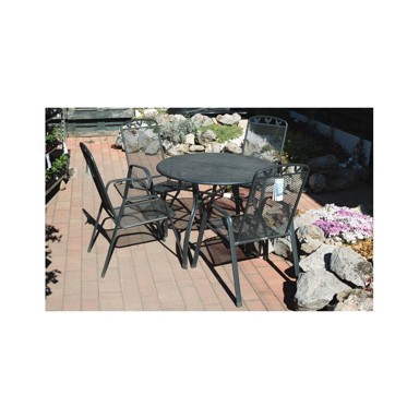 GREENMOTION Vrtna garnitura Metal Touluse 1+4 