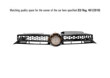 ISAM Maska VW Golf 6 GTD, krom