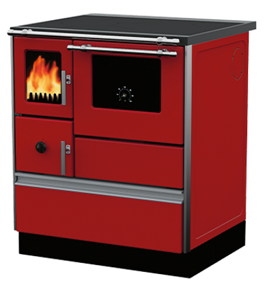 ALFA-PLAM Štednjak ALFA 70 DOMINANT ECO DESIGN, desni, crveni