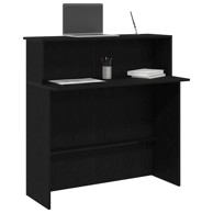 Recepcijski stol 100x50x103 5 cm, crni