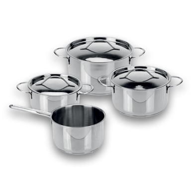 EXCELLENT HOUSEWARE Posuđe set, inox 7/1