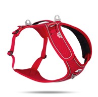 CURLI Oprsnica za pse Belka Adjustable Neck XXL, crvena