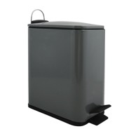 SPIRELLA Tamno siva željezna kanta za smeće s pedalom 5 l Erik
