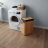 COMPACTOR Crna/u prirodnoj boji bambusova košara za rublje 78 l Bamboo
