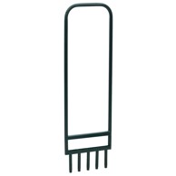 Prozračivač travnjaka sa 5 šupljih zubaca, zeleni, čelični