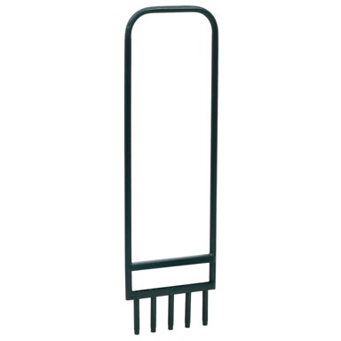 Prozračivač travnjaka sa 5 šupljih zubaca, zeleni, čelični