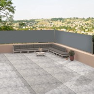 Uvlačiva bočna tenda antracit 117 x 1200 cm