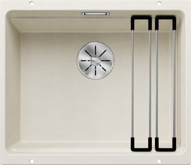 BLANCO Sudoper ETAGON 500-U InFino SILGRANIT sa priborom, bez dalj.upr. - nježno bijeli