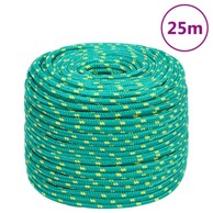 Brodski konop, zeleni, 10 mm, 25 m, od polipropilena