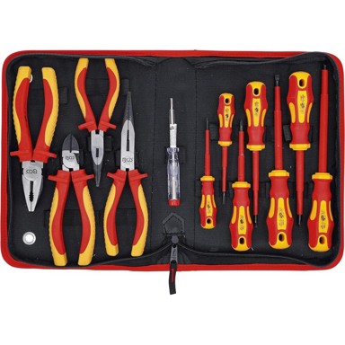 BGS Set VDE kliješta/odvijača 7140, crna