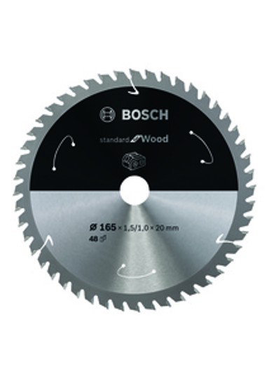 BOSCH List kružne pile Standard for Wood, za akumulatorske ručne pile