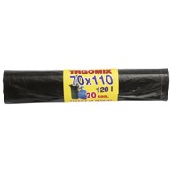 TRGOMIX Vreća za smeće 120L 70x110cm pk20, crna