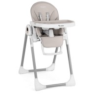 NUKIDO Hranilica BELO, sa stolom i funkcijom ljuljačke, siva