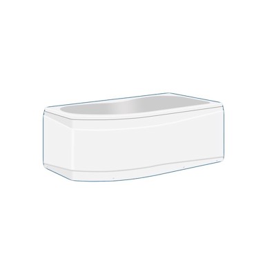 AQUAAET Kada Elegant akrilna 170R/O B2968 1700X900X585