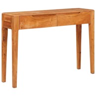 Konzolna stolica 110 x 30 x 80 cm masivno bagremovo drvo, smeđa