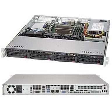SUPERMICRO Kućište za mrežni ormar SuperChassis 813MFTQC-350CB2, 350W, crno