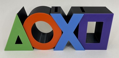 Kasica za Playstation s motivima 3D PRINT