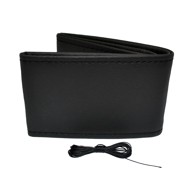 OTOM Šivana navlaka za volan, crna 38-39 cm