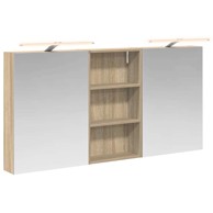 Set kupaonskih ormarića s policom, 3 kom, 140 x 14.5 x 70 cm