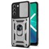 OVERBOARD Oklopna futrola za Samsung Galaxy S21 FE, CamShield Slide, srebrna
