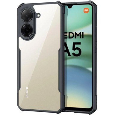 OVERBOARD Futrola za Xiaomi Redmi A5, hibridna s antipadanjem, crna