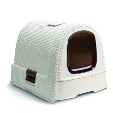 CURVER WC za mačke Vintage, bijeli