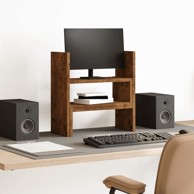 Organizator za stol podesivi, 40 x 17 x 41 cm, drveni, boja hrasta