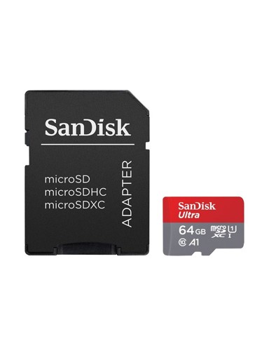 SANDISK Memorijska kartica Ultra, microSD, 64GB, adapter