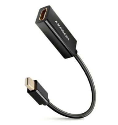 AXAGON Adapter MiniDisplayPort na HDMI 1.4 RVDM-HI14N, 4Kna30Hz