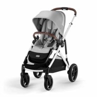 CYBEX Dječja kolica Gazelle S Lava Grey – srebrna konstrukcija