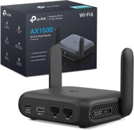 TP-LINK TL-WR1512X putni Wi-Fi 6 usmjerivač, AX1500, napajanje iz powerbanka