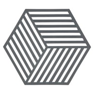 ZONE Podmetač za vrući lonac Hexagon, siva
