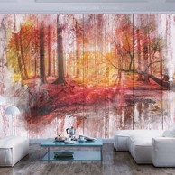 Samoljepljiva foto tapeta Autumnal Forest 147x105