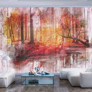 Samoljepljiva foto tapeta Autumnal Forest 147x105