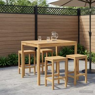 Stol za bar u vrtu 110 x 108,5 x 105 cm, bijeli