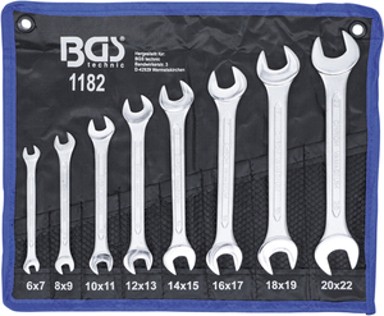 BGS Set viljuškastih ključeva 6–22 mm, 8-dijelni Pro+ 1182 Promo
