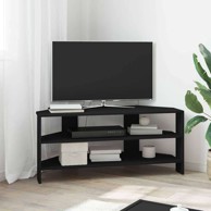 Kutni TV ormar 102×40,5×45 cm konstruirano drvo, crni