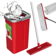 GREENBLUE Pločasti mop Gb870 s kantom i cjedilom, 2 nastavka