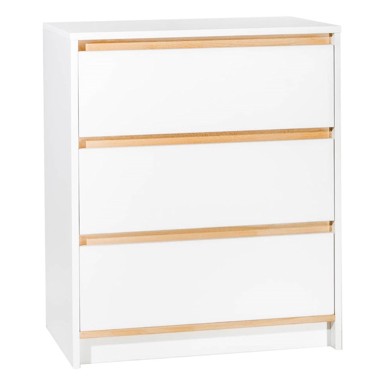 SATLER Komoda za previjanje Julija, bijela/drvo
