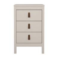 TVILUM Sivo-bež noćni ormarić Madrid