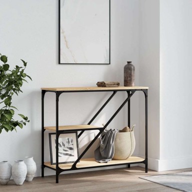 Konzolni stol 88 5x30x75cm konstruirano drvo - sonoma hrast