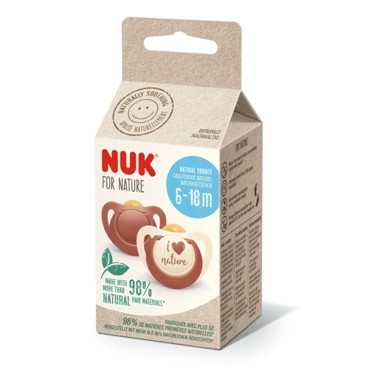 NUK Duda varalica For Nature, silikon, višebojna, 18-36 mj, 2 kom